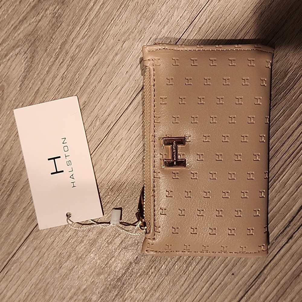 NWT Halston Beige Wallet